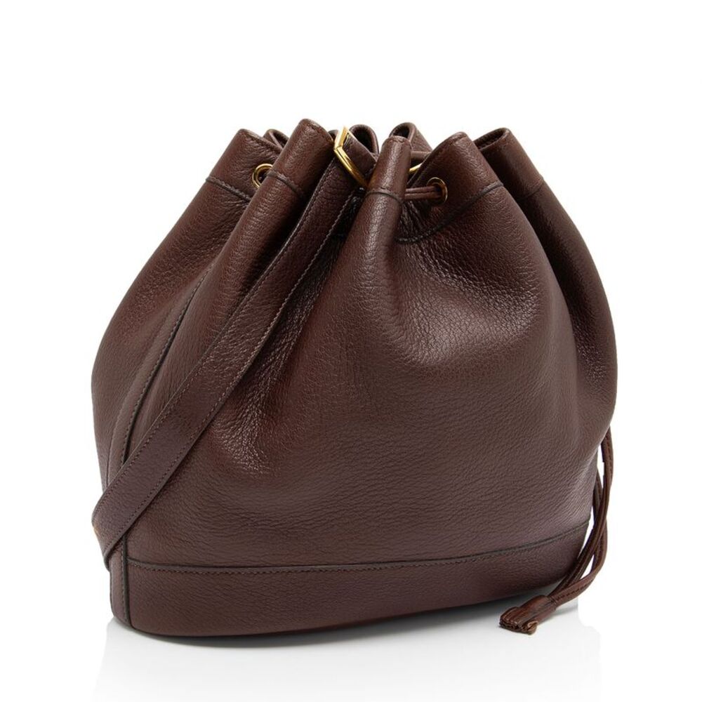 Hermes Vintage Evergrain Market 28 Drawstring Bag - Picture 2 of 15